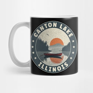 Canton Lake Illinois Sunset Mug